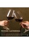 Red Wine Glasses (Set of 6) - Glass Stemware 435ml/14.72 oz - Elegant Glassware for Celebrations, Anniversaries, and Wine Enthusiast Gift - Dishwasher Safe, Durable Glass - 4
