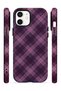 iPhone 12 Vorian Magsafe Double Layer Lilac Smoke Plaid Case - 3