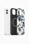 iPhone 12 Vorian Magsafe Dual Layer Blue Porcelain Rose Case - 2