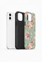 iPhone 12 Vorian Double Layer Mint Pink Rose Case - 2