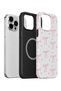 iPhone 15 Pro Max Vorian Magsafe Double Layer Soft Pink Ribbon Toss Case - 2