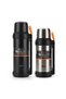 D.Kadı D.Kadı (9059) 2500 ml Black Color 48 Hours Hot and Cold Guaranteed Vacuum Stainless Steel Thermos for Family, Mountaineers, Sportsmen and Camping - 2