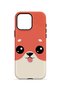 iPhone 15 Pro Vorian Magsafe Dual Layer Peach Dog Case - 4