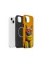 iPhone 15 Vorian Magsafe Double Layer Yellow Scarf Cat Case - 2