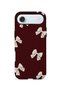 iPhone 17 Air Vorian Magsafe Dual Layer Ivory Bow Scatter Case