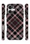 iPhone 16 Plus Vorian Magsafe Double Layer Powder Black Plaid Case - 3