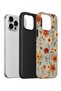 iPhone 15 Pro Max Vorian Double Layer Coral Flower Garden Case - 2