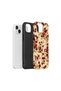 iPhone 15 Vorian Double Layer Burgundy Wildflower Case - 2