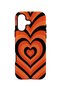 iPhone 17 Vorian Magsafe Dual Layer Retro Heart Wave Case - 4