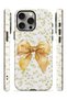 iPhone 15 Pro Max Vorian Magsafe Double Layer Golden Floral Bow Case - 3