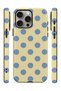 iPhone 15 Pro Vorian Magsafe Double Layer Cream Blue Polka Dot Case - 3