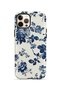 iPhone 12 Pro Max Vorian Double Layer Blue Porcelain Rose Case