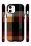 iPhone 12 Vorian Double Layer Autumn Cabin Plaid Case - 3
