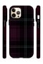 iPhone 12 Pro Vorian Magsafe Double Layered Plum Black Plaid Case - 3