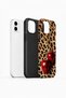 iPhone 12 Vorian Double Layer Leopard Cherry Case - 2