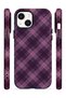 iPhone 14 Plus Vorian Magsafe Double Layer Lilac Smoke Plaid Case - 3
