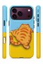 iPhone 18 Pro Max Vorian Magsafe Double Layer Sleepy Orange Cat Case - 3