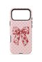 iPhone 18 Pro Vorian Magsafe Double Layer Vintage Rose Bow Dot Case - 4