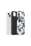 iPhone 15 Vorian Double Layer Blue Porcelain Rose Case - 2