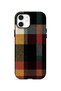 iPhone 12 Vorian Double Layer Autumn Cabin Plaid Case