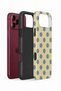iPhone 18 Pro Max Vorian Double Layer Cream Blue Polka Dot Case - 2