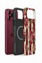 iPhone 18 Pro Max Vorian Magsafe Double Layered Claret Red Rose Stripe Case - 2