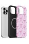 iPhone 14 Pro Max Vorian Magsafe Double Layer Candy Pink Ribbon Toss Case - 2