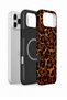 iPhone 17 Pro Max Vorian Magsafe Double Layer Butterfly Leopard Case - 2