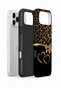 iPhone 17 Pro Vorian Double Layer Gold Heart Leopard Case - 2