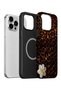 iPhone 15 Pro Max Vorian Magsafe Dual Layer Dark Leopard Floral Case - 2