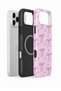 iPhone 17 Pro Max Vorian Magsafe Double Layer Candy Pink Ribbon Toss Case - 2