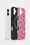 iPhone 16 Plus Vorian Magsafe Double Layer Pink Leopard Case - 2