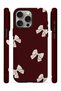iPhone 15 Pro Max Vorian Magsafe Dual Layer Ivory Bow Scatter Case - 3