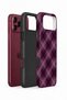 iPhone 18 Pro Vorian Double Layer Lilac Smoke Plaid Case - 2