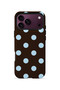 iPhone 18 Pro Max Vorian Double Layer Coffee Blue Polka Dot Case