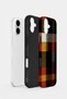 iPhone 16 Plus Vorian Double Layer Autumn Cabin Plaid Case - 2