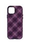 iPhone 12 Vorian Magsafe Double Layer Lilac Smoke Plaid Case - 4