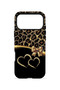 iPhone 17 Pro Max Vorian Magsafe Double Layer Gold Heart Leopard Case - 4