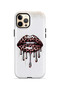 iPhone 12 Pro Vorian Magsafe Double Layer Dripping Leopard Lip Case
