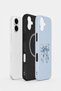 iPhone 16 Plus Vorian Magsafe Double Layer Blue Toile Bow Case - 2