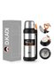 D.Kadı (9059) 2000 ml 48-Hour Hot and Cold Guaranteed Vacuum Stainless Steel Thermos for Family, Mountaineers, Sportsmen, and Camping