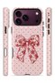 iPhone 18 Pro Vorian Magsafe Double Layer Vintage Rose Bow Dot Case - 3