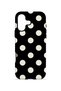 iPhone 16 Vorian Double Layer Black Cream Polka Dot Case - 4