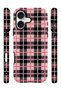 iPhone 16 Plus Vorian Magsafe Double Layer Pink Black Plaid Case - 3