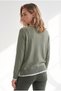 Women's Khaki Collar Cuff Detailed Slim Knitwear Sweater Kzk-19001173 - 5
