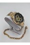 Men's Steel Cord Wristwatch Black Red Analog Sports Stylish Watch + Bracelet Gift Frn54 - 3