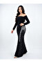 Celina Crystal Accent Gown - 2