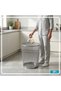 Metal Mesh Waste Paper Basket Small Office Dustbin Silver - 4
