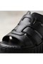 25020263 Black Genuine Leather Slippers - 2