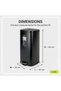 Stella Color Coated Steel Step Bin with Slow Close Lid Dustbin for Kitchen 30L Black - 3